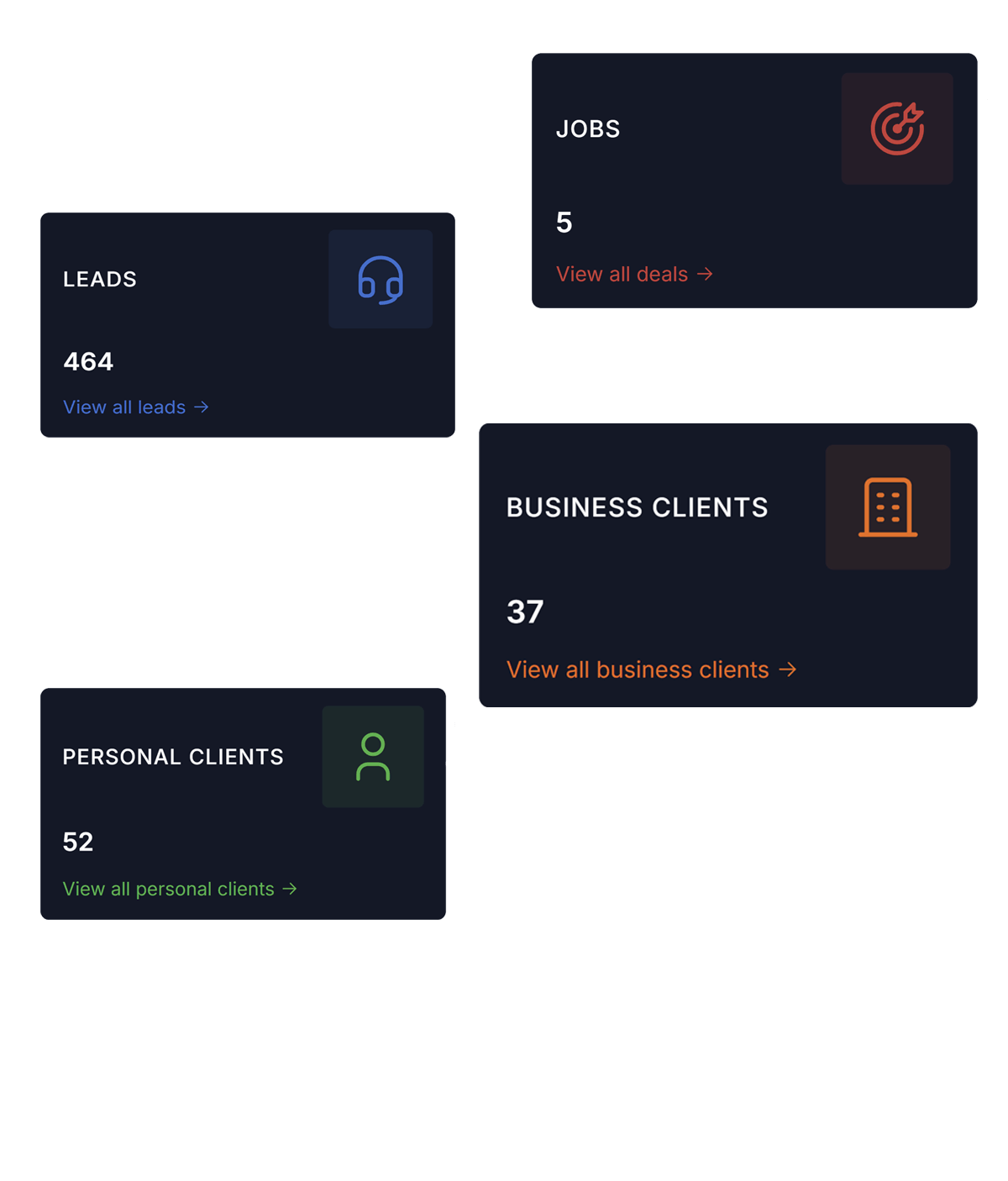 OryxCRM features screenshot